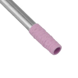 Collapsible Stainless Steel Drinking Straw Reusable Metal Straw with Cleaning Brush for Travel Work Purple