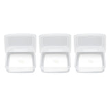 3Pcs Flip Lid Cheese Container Transparent Clear PP Food Storage Box Case for Fridge - Extra Image