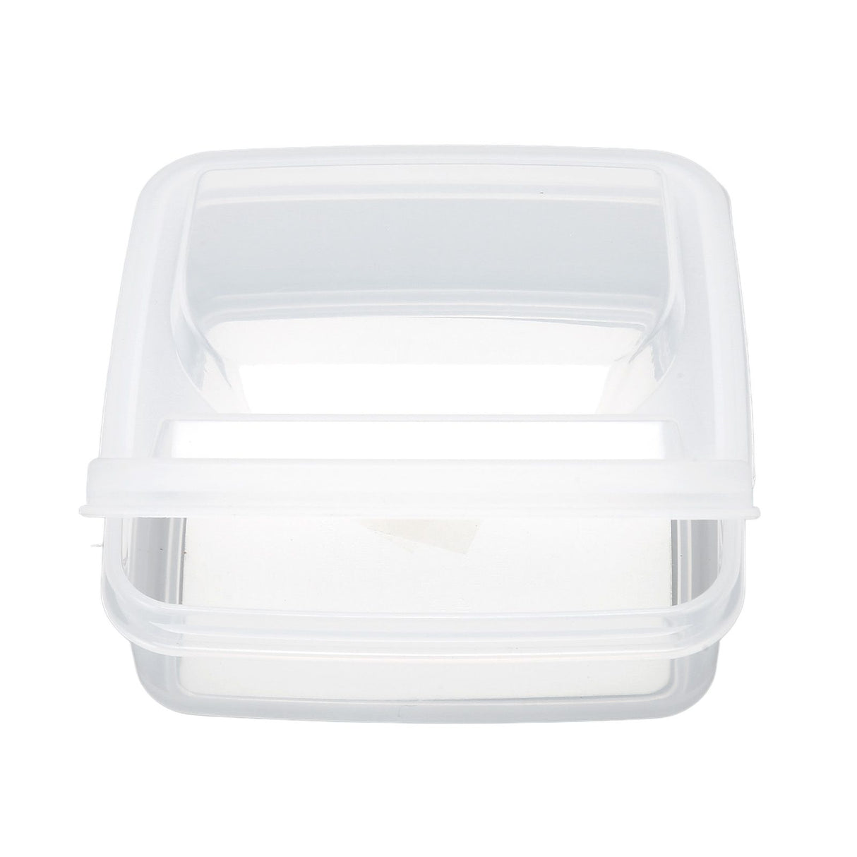 3Pcs Flip Lid Cheese Container Transparent Clear PP Food Storage Box Case for Fridge