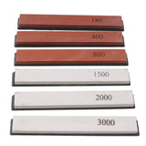 6pcs Knife Sharpener Stone Professional Built in Base Angle Guide Knife Grindstone for Knives Scissors