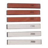 6pcs Knife Sharpener Stone Professional Built in Base Angle Guide Knife Grindstone for Knives Scissors - Extra Image