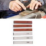 6pcs Knife Sharpener Stone Professional Built in Base Angle Guide Knife Grindstone for Knives Scissors - Extra Image
