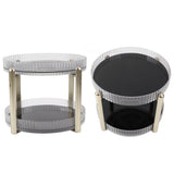 Double Layer Rotating Makeup Organizer Multifunctional Rotating Cosmetic Shelf for Home Translucent White - Extra Image