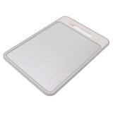 Defrosting Cutting Board Double Sided Chopping Board with Knife Sharpener for Kitchen Cooking Khaki