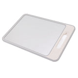 Defrosting Cutting Board Double Sided Chopping Board with Knife Sharpener for Kitchen Cooking Khaki - Rear View