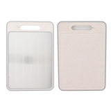 Defrosting Cutting Board Double Sided Chopping Board with Knife Sharpener for Kitchen Cooking Khaki - Extra Image