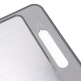 Double Sided Cutting Board Rapid Thawing and Grinding Plate with Knife Sharpener for Kitchen Grey