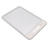 Double Sided Cutting Board Rapid Thawing and Grinding Plate with Knife Sharpener for Kitchen Khaki