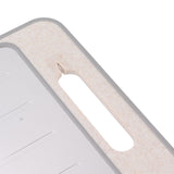 Double Sided Cutting Board Rapid Thawing and Grinding Plate with Knife Sharpener for Kitchen Khaki