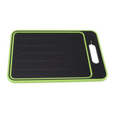 Double Sided Cutting Board Rapid Thawing and Grinding Plate with Knife Sharpener for Kitchen Black