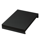 Stainless Steel Gas Stove Cover Noodle Board for Cooktop Electric Stove Range Burner Cover Expand Kitchen Workspace Black - Side View