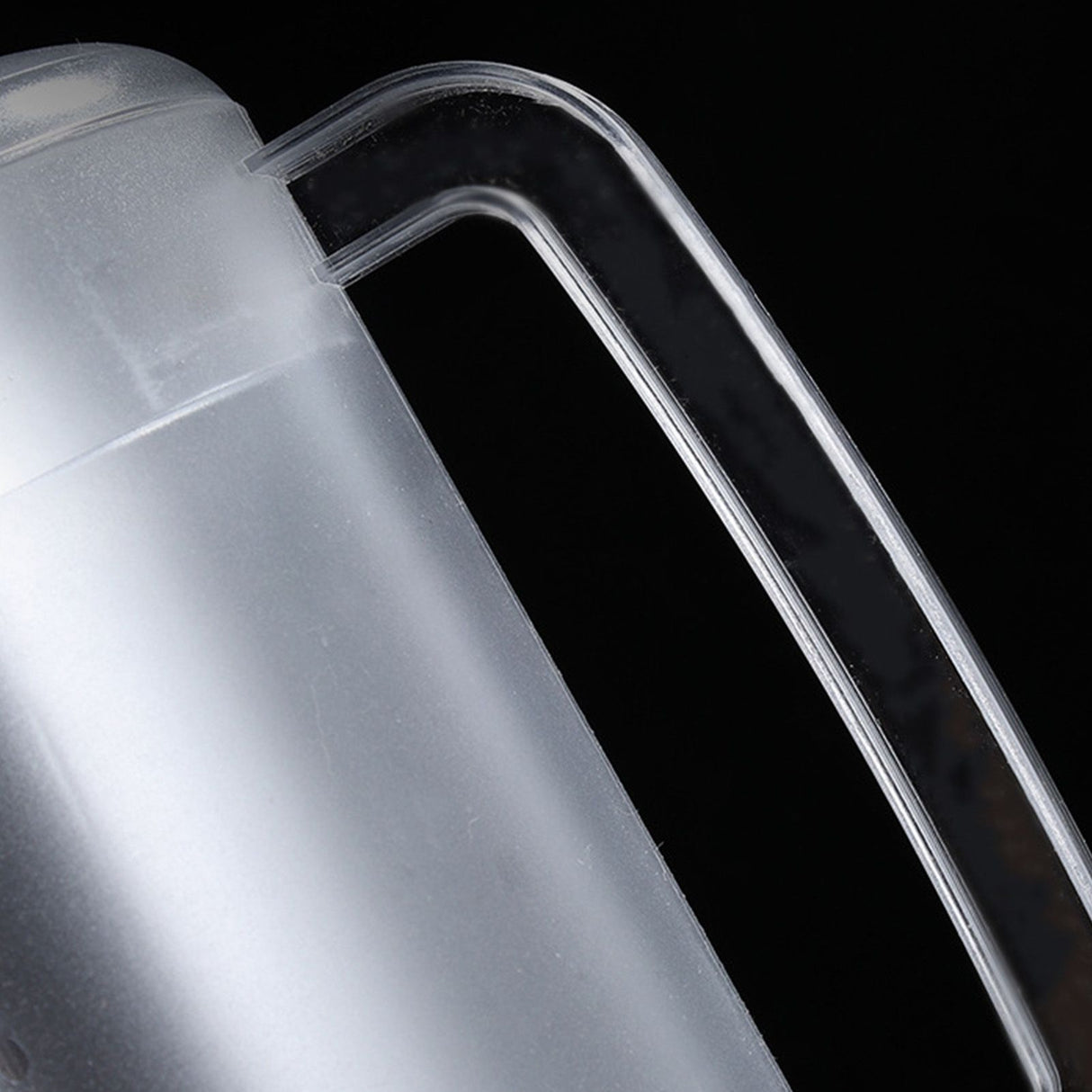 Water Pitcher PC Plastic High Temperature Resistance Frosted Kettle Mix Drinks Water Jug with Scale and Lid for Lemonade Beverage Ice Tea Transparent 3500ml