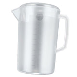 Water Pitcher PC Plastic High Temperature Resistance Frosted Kettle Mix Drinks Water Jug with Scale and Lid for Lemonade Beverage Ice Tea Transparent 3500ml