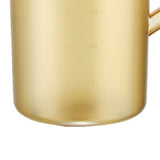 Water Pitcher PC Plastic High Temperature Resistance Frosted Kettle Mix Drinks Water Jug with Scale and Lid for Lemonade Beverage Ice Tea Dark Brown 5000ml
