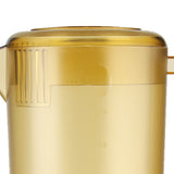 Water Pitcher PC Plastic High Temperature Resistance Frosted Kettle Mix Drinks Water Jug with Scale and Lid for Lemonade Beverage Ice Tea Dark Brown 5000ml