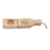 Banana Smasher Maker 2 in 1 Wooden Tostonera Plantain Press for Fried Plantains Chips Tostones Cups Potatoes - Side View