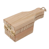 Banana Smasher Maker 2 in 1 Wooden Tostonera Plantain Press for Fried Plantains Chips Tostones Cups Potatoes - Close-Up Angle