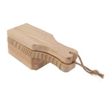 Banana Smasher Maker 2 in 1 Wooden Tostonera Plantain Press for Fried Plantains Chips Tostones Cups Potatoes - Low Angle