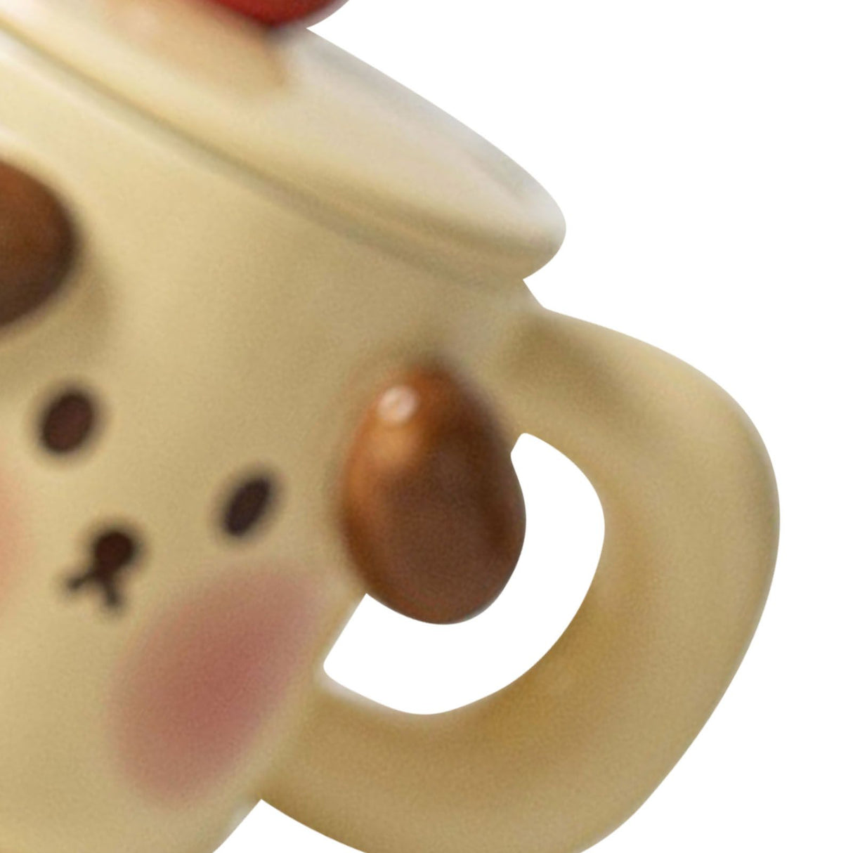 Cartoon Coffee Mug with Spoon Lid Cute Lovely Animal Shape Milk Cup Mug for Office School Bear Type