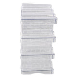 Transparent Water Bottle Organizer 4 Pack Stackable Plastic Water Bottle Cup Holder Detachable Kitchen Pantry Organization Storage Shelf for Cabinet - Extra Image