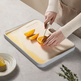 Double Sided Cutting Board Double Sided Non Slip Household Cutting Vegetables Fruits Cutting Board M(22x30cm / 8.7x11.8in)