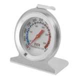 Oven Thermometer High Accuracy Heat Resistant Stainless Steel Thermometer for Kitchen Refrigerator - Rear View