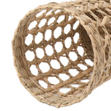 6 PCS Woven Cup Holders Anti Scald Hollow Straw Woven Glass Cup Sleeve for Glass Bottles Plastic Cups Mugs