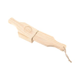 Tostonera Plantain Masher Pine Plantain Press Smasher Reusable Deep Plantain Baskets Maker with Hanging Lanyard - Rear View