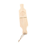 Tostonera Plantain Masher Pine Plantain Press Smasher Reusable Deep Plantain Baskets Maker with Hanging Lanyard - Close-Up Angle