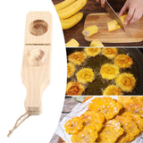 Tostonera Plantain Masher Pine Plantain Press Smasher Reusable Deep Plantain Baskets Maker with Hanging Lanyard - Extra Image