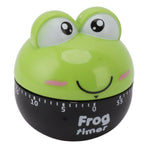 Cartoon Machinery Timer High Accuracy Adjustable 60 Minutes Mechanical Kitchen Cooking Timer for Kitchen Study Green