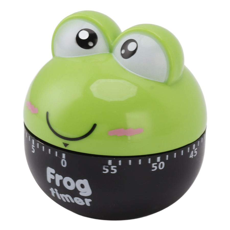 Cartoon Machinery Timer High Accuracy Adjustable 60 Minutes Mechanical Kitchen Cooking Timer for Kitchen Study Green
