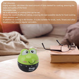 Cartoon Machinery Timer High Accuracy Adjustable 60 Minutes Mechanical Kitchen Cooking Timer for Kitchen Study Green - Extra Image