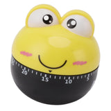 Cartoon Machinery Timer High Accuracy Adjustable 60 Minutes Mechanical Kitchen Cooking Timer for Kitchen Study Yellow - Extra Image