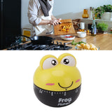Cartoon Machinery Timer High Accuracy Adjustable 60 Minutes Mechanical Kitchen Cooking Timer for Kitchen Study Yellow - Extra Image