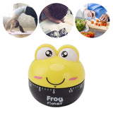 Cartoon Machinery Timer High Accuracy Adjustable 60 Minutes Mechanical Kitchen Cooking Timer for Kitchen Study Yellow - Extra Image