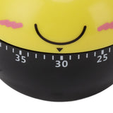 Cartoon Machinery Timer High Accuracy Adjustable 60 Minutes Mechanical Kitchen Cooking Timer for Kitchen Study Yellow - Extra Image