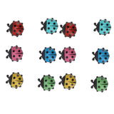 12pcs Resin Ladybug Shaped Refrigerator Magnets Home Kitchen Cute Cartoon Decorative Fridge Magnets - Extra Image