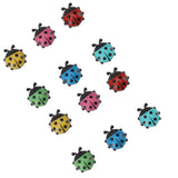 12pcs Resin Ladybug Shaped Refrigerator Magnets Home Kitchen Cute Cartoon Decorative Fridge Magnets - Extra Image