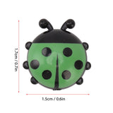 12pcs Resin Ladybug Shaped Refrigerator Magnets Home Kitchen Cute Cartoon Decorative Fridge Magnets