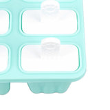 12 Cavity Ice Cream Mould with Stick Easy Release Green Reusable Silicone Ice Pop Moulds for Ice Cream - Extra Image