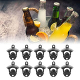 10Pcs Black Beer Bottle Opener Bar Beer Soda Bottle Cap Opener for Restaurant Camping Home Party - Extra Image