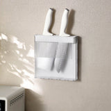 Knife Holder for Wall Knife Organizer Drill Free Wall Mounted Knife Block Holder Detachable Storage Stand White - 45-Degree Angle