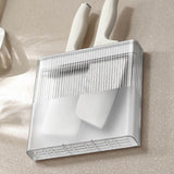 Knife Holder for Wall Knife Organizer Drill Free Wall Mounted Knife Block Holder Detachable Storage Stand White