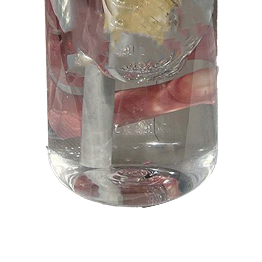 Straw Water Bottle Built in Tea Strainer with Handle PC 700ml Beautiful Cute Straw Bottle for Girls Women White