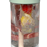 Straw Water Bottle Built in Tea Strainer with Handle PC 700ml Beautiful Cute Straw Bottle for Girls Women Green