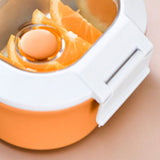 Lunch Box Stainless Steel Insulation Leakproof Cute Design Portable Bento Box for School Office Orange - Extra Image