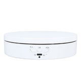Electric Rotating Turntable 2 in 1 Smart Remote Control Jewelry Display Tray Live Streaming Ornaments Display Stand 5V White