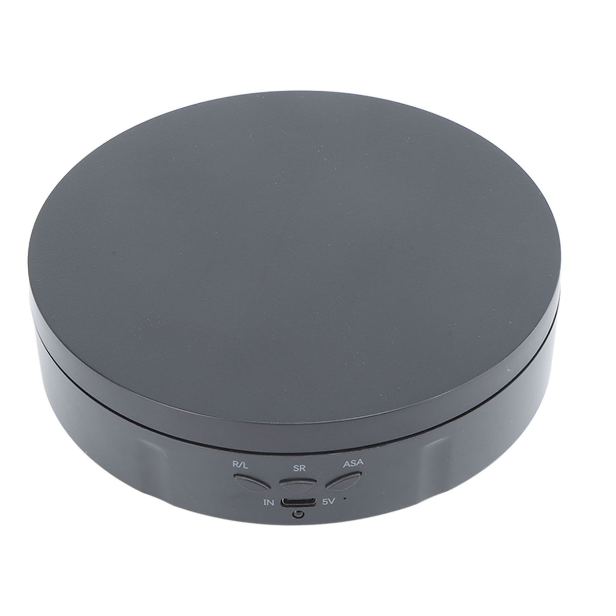Electric Rotating Turntable 2 in 1 Smart Remote Control Jewelry Display Tray Live Streaming Ornaments Display Stand 5V Black
