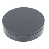 Electric Rotating Turntable 2 in 1 Smart Remote Control Jewelry Display Tray Live Streaming Ornaments Display Stand 5V Black - Low Angle